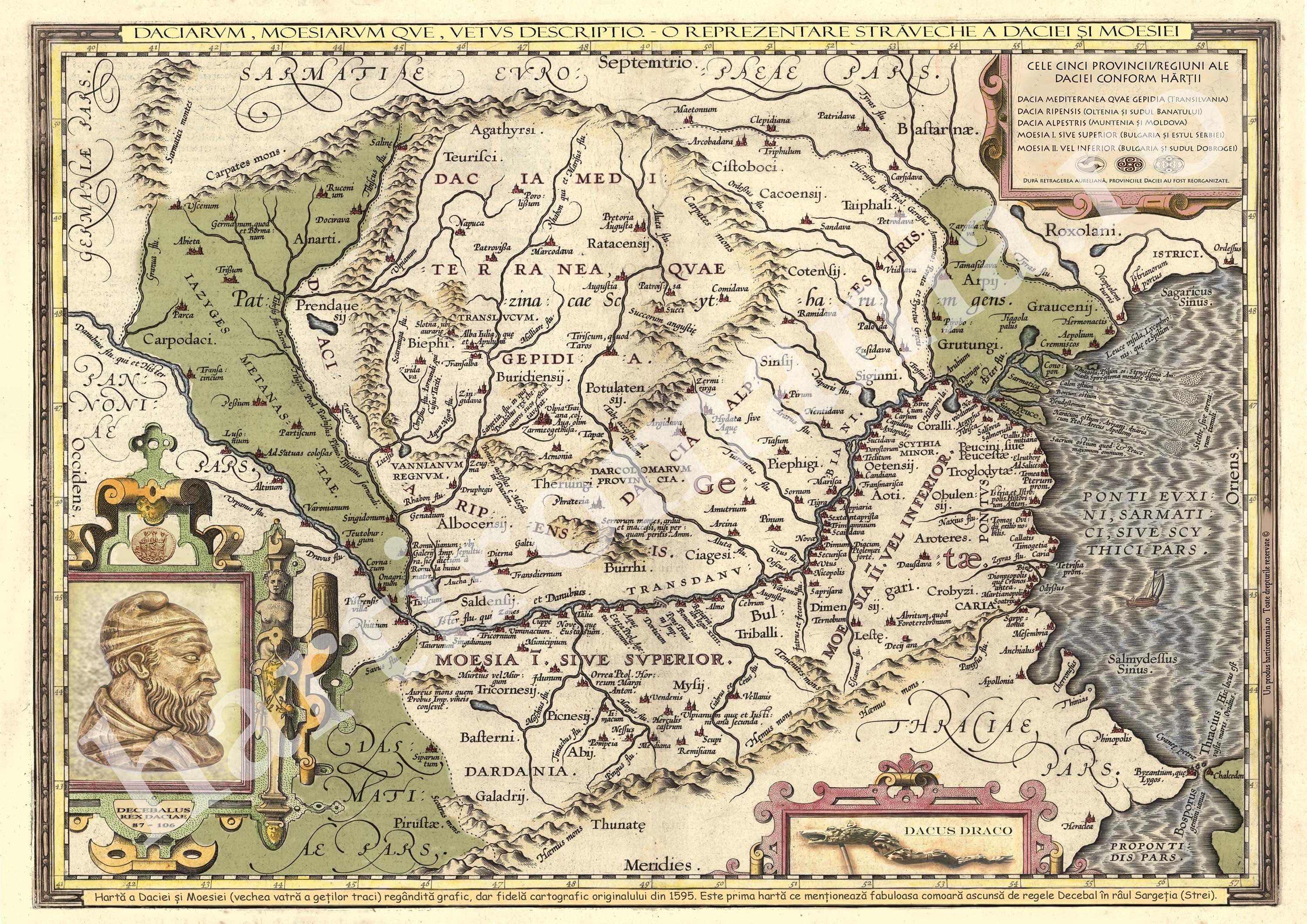 Dacia - Harta comorii lui Decebal