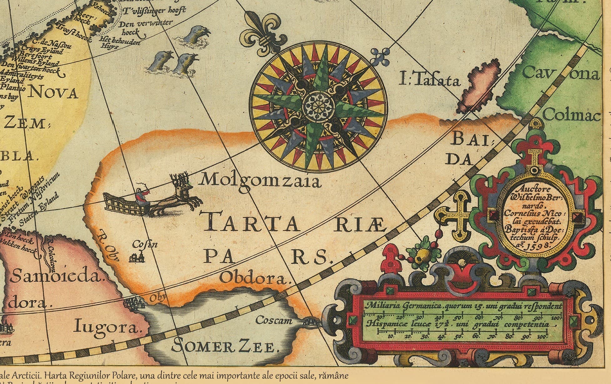 Excepționala Hartă a Regiunilor Polare și a Expedițiilor Legendare – 1598