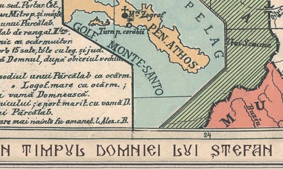 Harta Moldovei cu 23 de Judete