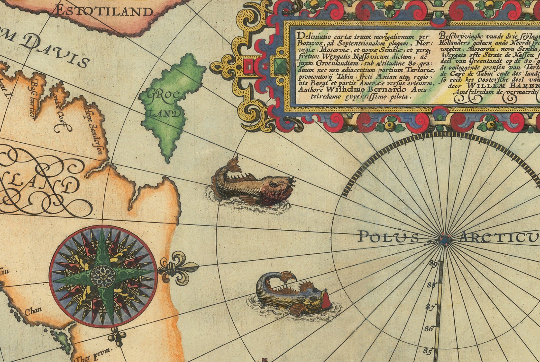 Harta Regiunilor Polare și a Expedițiilor Legendare - 1598 Detaliu 4