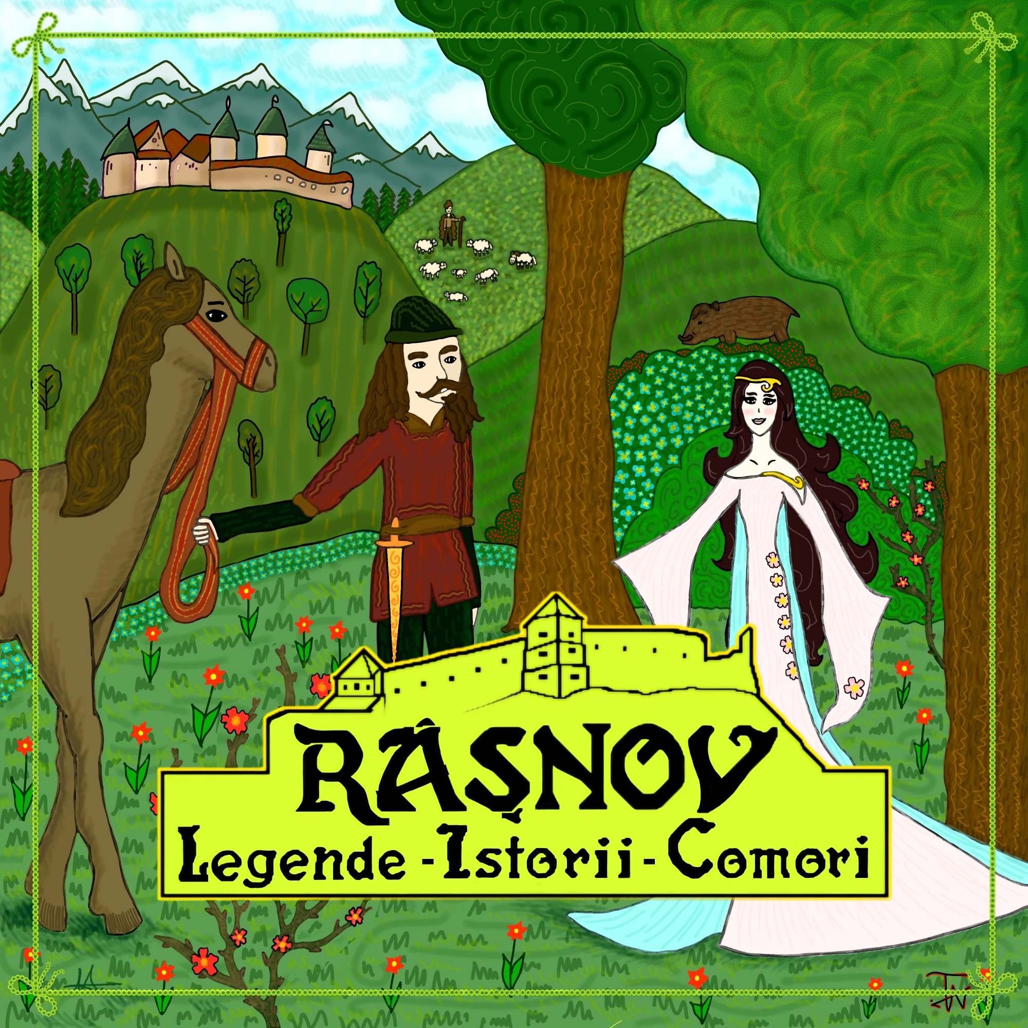 Râșnov – Legende, Istorii, Comori - Coperta