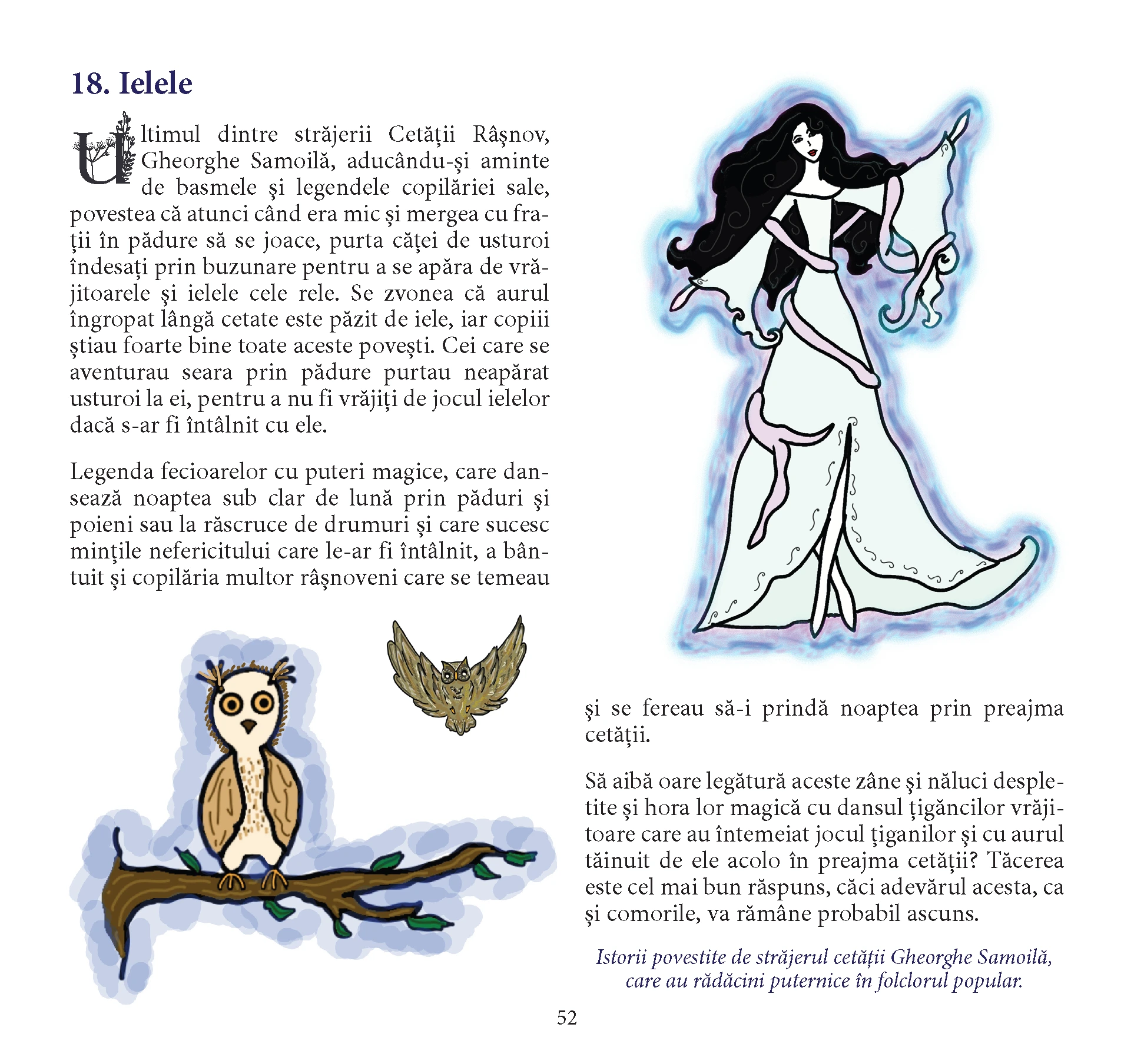 Ilustrație carte - Ielele