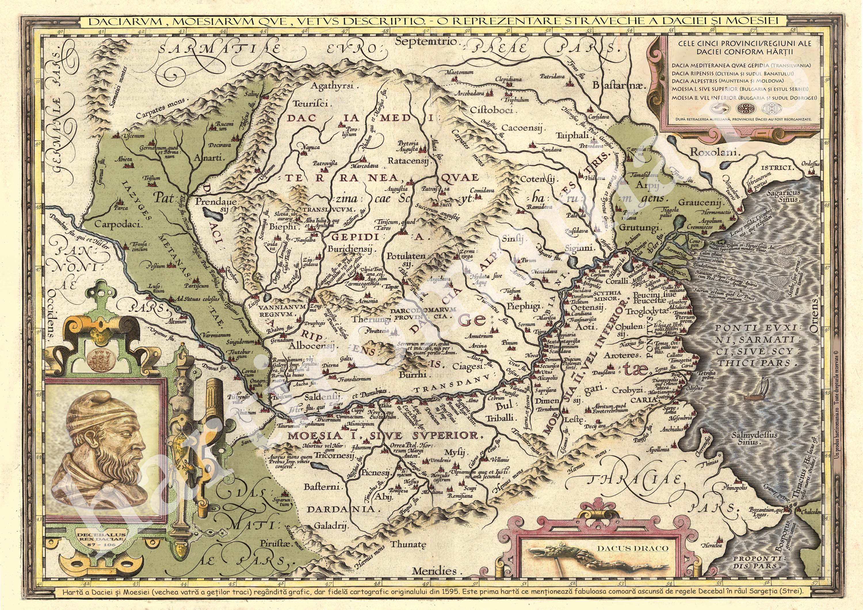 Dacia - Harta comorii lui Decebal