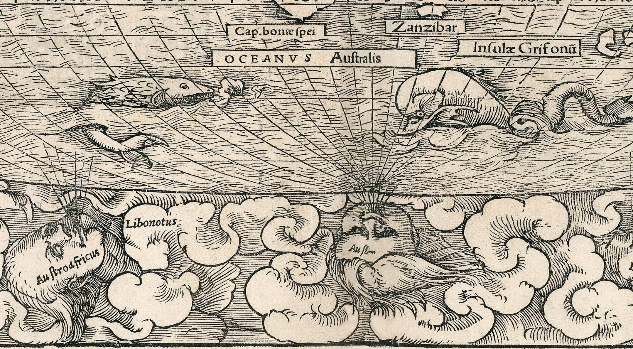 Reprezentarea universală a lumii (1540) - Prima hartă pe care apare Pacificul