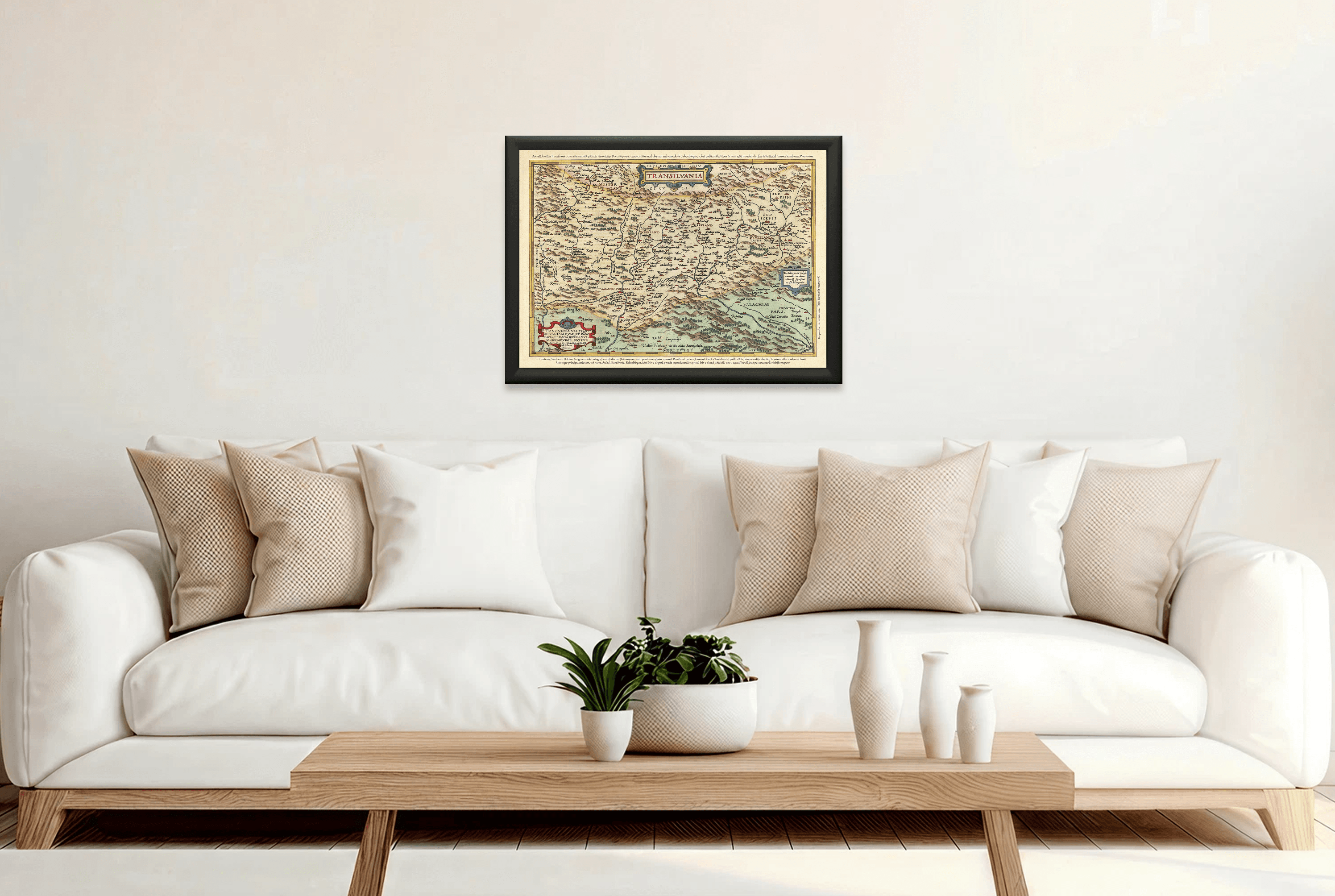 Harta Transilvania 1603 Mockup