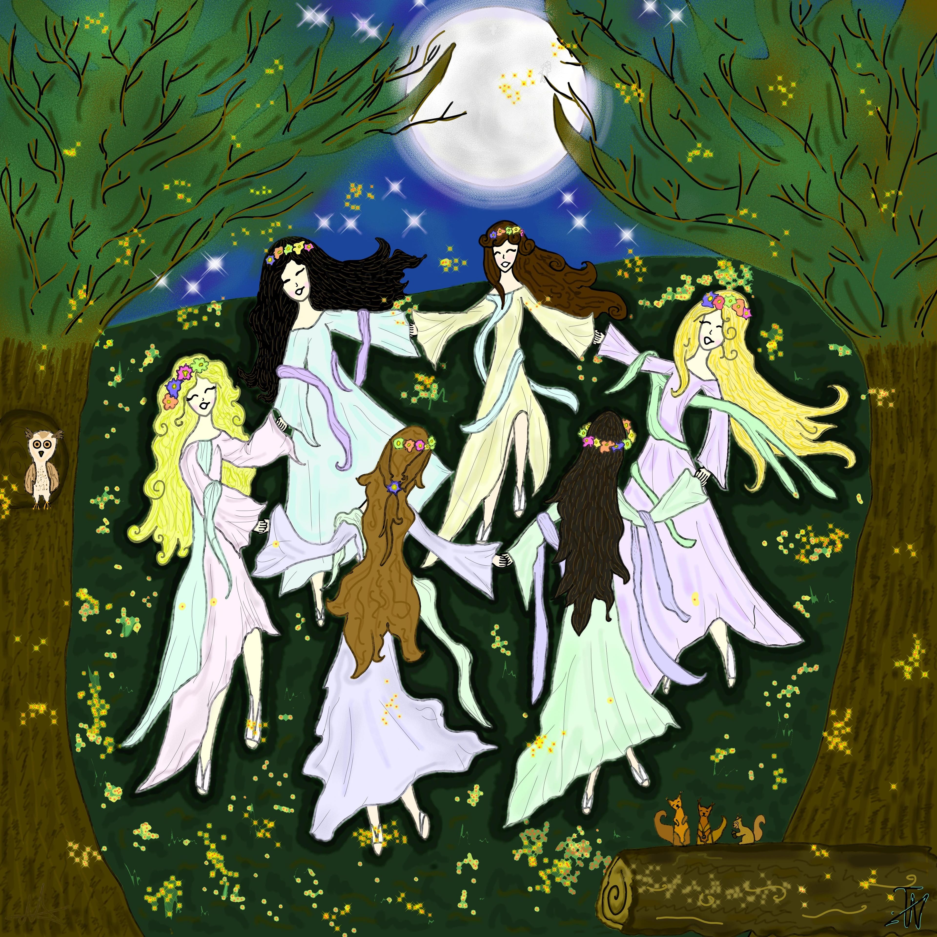 Ilustrație carte - Ielele